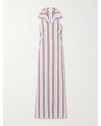 Rosie Assoulin - Take It Or Sleeveless Poplin Midi Dress - Lyst