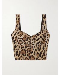 Dolce & Gabbana - Top With Animal Motif - Lyst