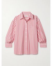 Suzie Kondi - Kappa Striped Cotton-Poplin Shirt - Lyst