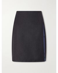Gucci - Stretch-Wool Mini Skirt - Lyst