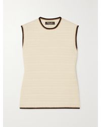 Loro Piana - Striped Cashmere Tank - Lyst