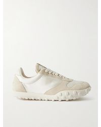 Jil Sander - Moon Sneakers Aus Veloursleder Und Shell - Lyst