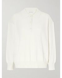 High Sport - Elyse Cotton And Wool-Blend Polo Shirt - Lyst