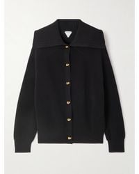 Bottega Veneta - Ribbed Cotton Cardigan - Lyst