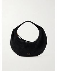 KHAITE - Olivia Mini Suede Shoulder Bag - Lyst