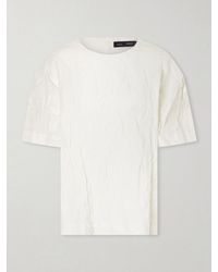 Proenza Schouler - Hansly Crinkled-Twill T-Shirt - Lyst