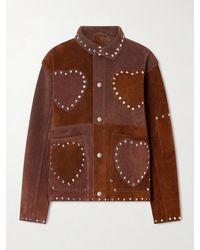 Bode - Studded Suede Jacket - Lyst