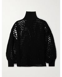 Alaïa - Lace Turtleneck - Lyst