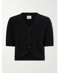 LeKasha - Fano Cropped Cashmere Cardigan - Lyst