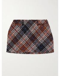 Missoni - Caperdoni Checked Tweed Mini Skirt - Lyst