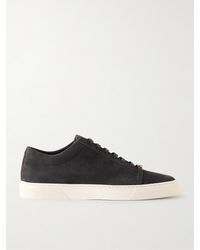 Jennifer Chamandi - Embellished Suede Sneakers - Lyst
