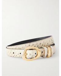 Amanu - Tugela Snake-Effect Leather Belt - Lyst