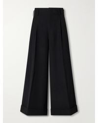 Comme des Garçons - Pleated Wool-Twill Wide-Leg Pants - Lyst