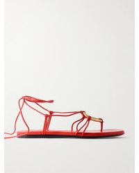 Proenza Schouler - Embellished Leather Sandals - Lyst