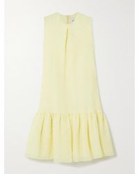 Erdem - Maple Tiered Organza-Cloqué Mini Dress - Lyst