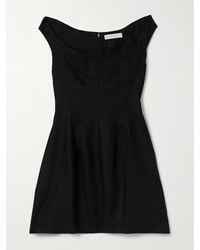 Faithfull the Brand - Olmeto Off-The-Shoulder Linen Mini Dress - Lyst
