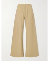 La Ligne - Colby Recycled Stretch-Crepe Wide-Leg Pants - Lyst