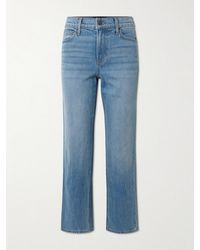 Veronica Beard - Leah Halbhohe Jeans Mit Geradem Bein - Lyst