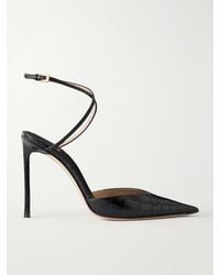 Tom Ford - 105 Croc-Effect Leather Pumps - Lyst