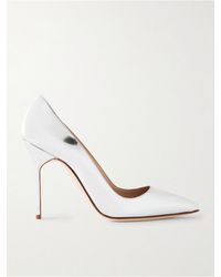 Manolo Blahnik - Bb 105 Metallic Leather Pumps - Lyst