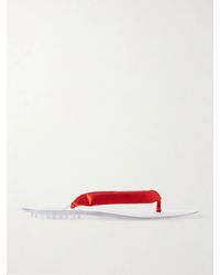 Alaïa - Invisible Jelly Satin-Trimmed Sandals - Lyst