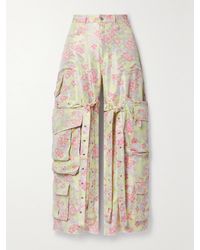 Marques'Almeida - Brocade Wide-Leg Cargo Pants - Lyst