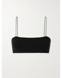 TOTEME - Shirred Bikini Top - Lyst