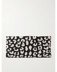 Carolina Herrera - Pats Leopard-Patterned Jacquard Clutch - Lyst