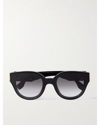 Fendi - First D-Frame Embellished Acetate Sunglasses - Lyst