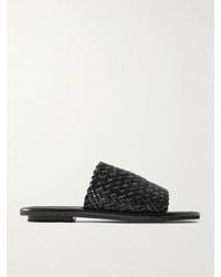 St. Agni - Woven Leather Sandals - Lyst