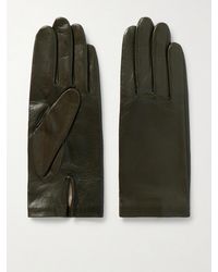 Agnelle - Kate Crinkled-Leather Gloves - Lyst