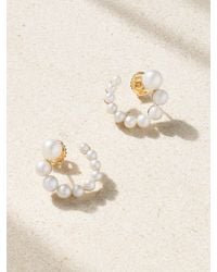 Mizuki - 14-Karat Pearl Earrings - Lyst