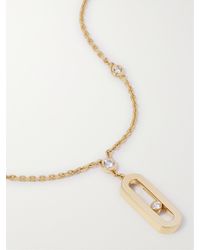 Messika - Move Uno Long 18-Karat Diamond Necklace - Lyst