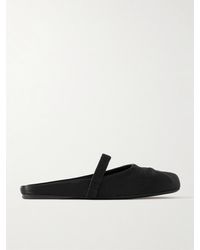 Marni - Sabot Satin Ballet Flats - Lyst