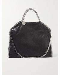 Stella McCartney - The Falabella Medium Faux Brushed-Leather Shoulder Bag - Lyst