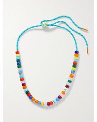 Eliou - Buzio Cord, Bead And-Plated Necklace - Lyst