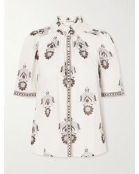 Alix Of Bohemia - Winnie Java Cactus Printed Cotton-Voile Shirt - Lyst