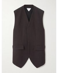 Bottega Veneta - Cotton-Blend Crepe Vest - Lyst
