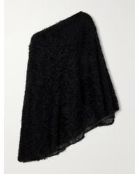 Abadia - One-Shoulder Asymmetric Plush Top - Lyst