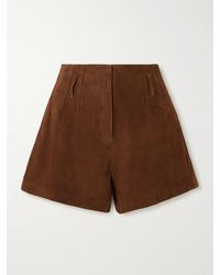 Frankie Shop - Lise Suede Shorts - Lyst
