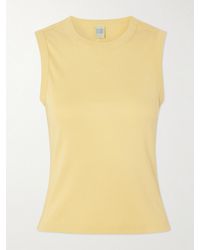 Flore Flore - Esmé Ribbed Organic Cotton-Jersey Tank - Lyst