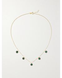 L'Atelier Nawbar - Cosmic Ibiza Mini 18-Karat, Malachite And Diamond Choker - Lyst