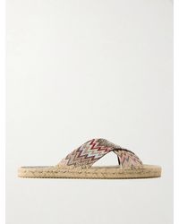 Missoni - Harlow Striped Woven Espadrilles - Lyst