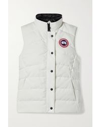 Canada Goose Freestyle Quilted Shell Down Vest - White
