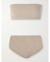Alaïa - Stretch-Jersey Bandeau Bra And Briefs Set - Lyst