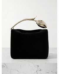 Erdem - Bloom Mini Clutch Aus Samt - Lyst