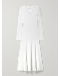 Partow - Maddox Ribbed-Knit Midi Dress - Lyst