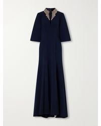 Jenny Packham - Nyota Crystal-Embellished Crepe Gown - Lyst