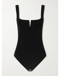 Galvan London - Freya Stretch-Knit Bodysuit - Lyst