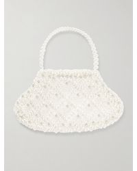 Clio Peppiatt - Scallop Embellished Tulle Tote - Lyst